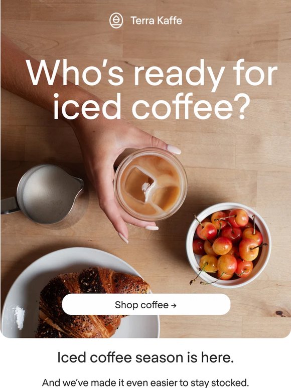 Iced coffee season is here