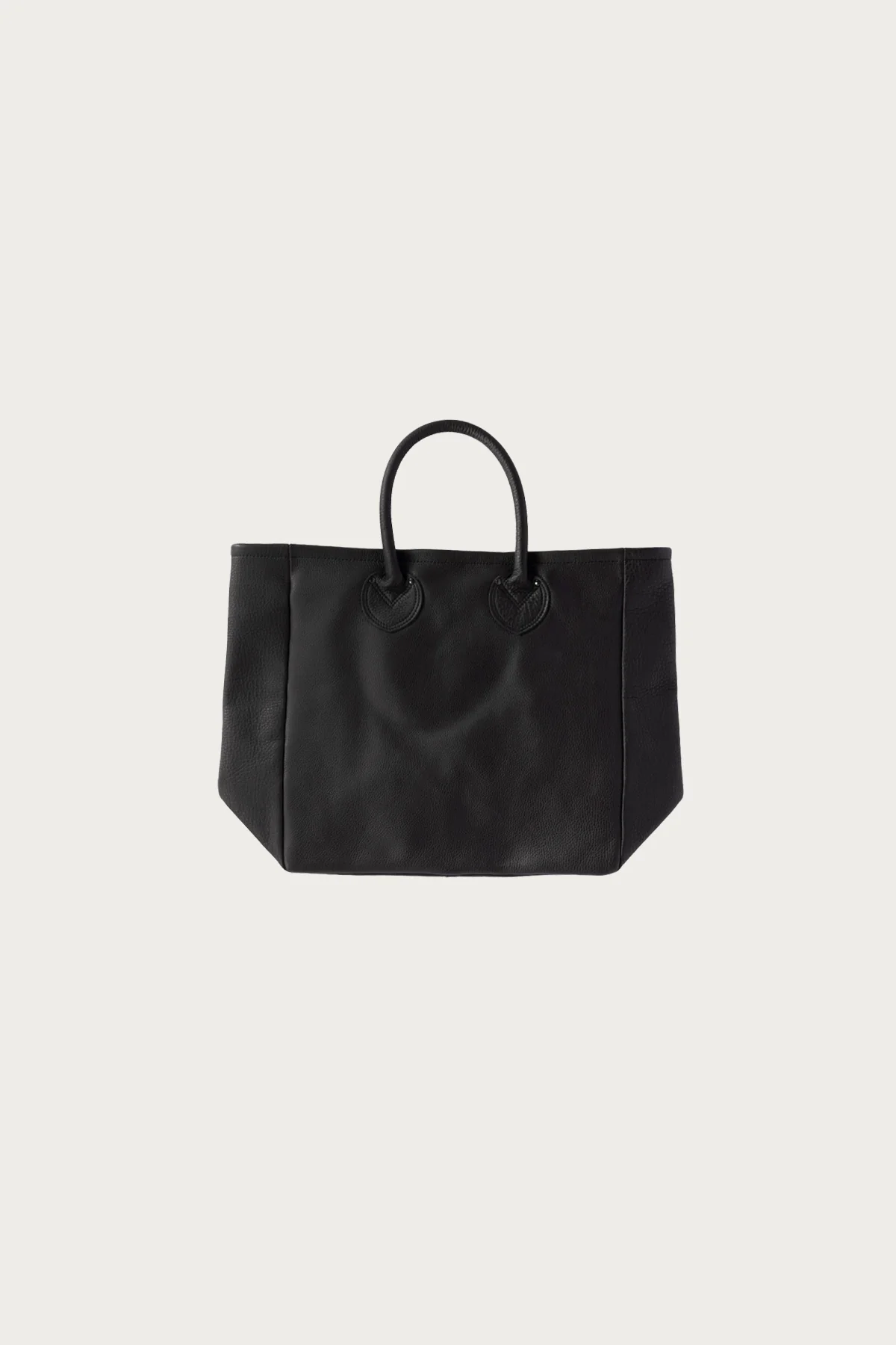 Image of Leather Tote - Black