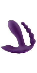 Remote Control 3 Way Vibrator