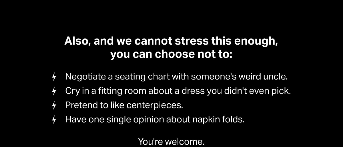 Also, we cannot stress this enough