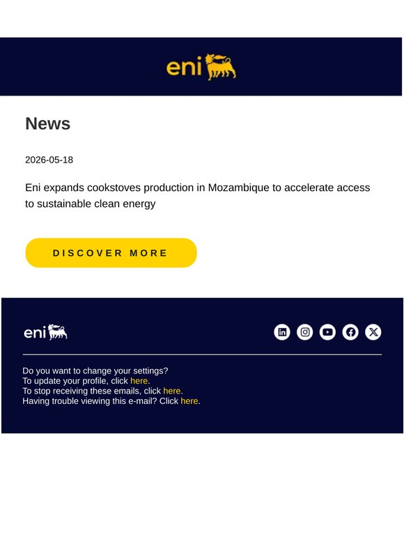 eni.com | Mail alert news