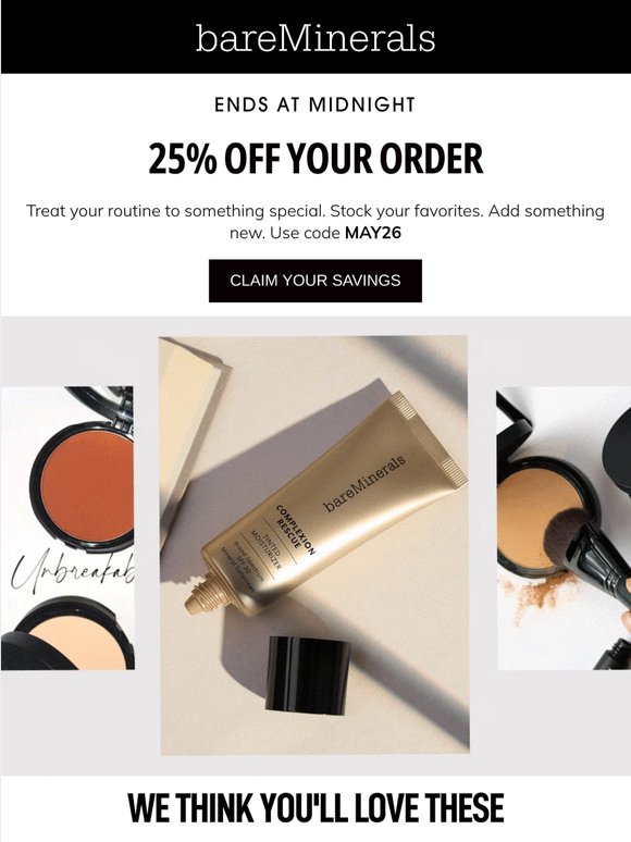 Final Hours: Your 25% OFF code expires today