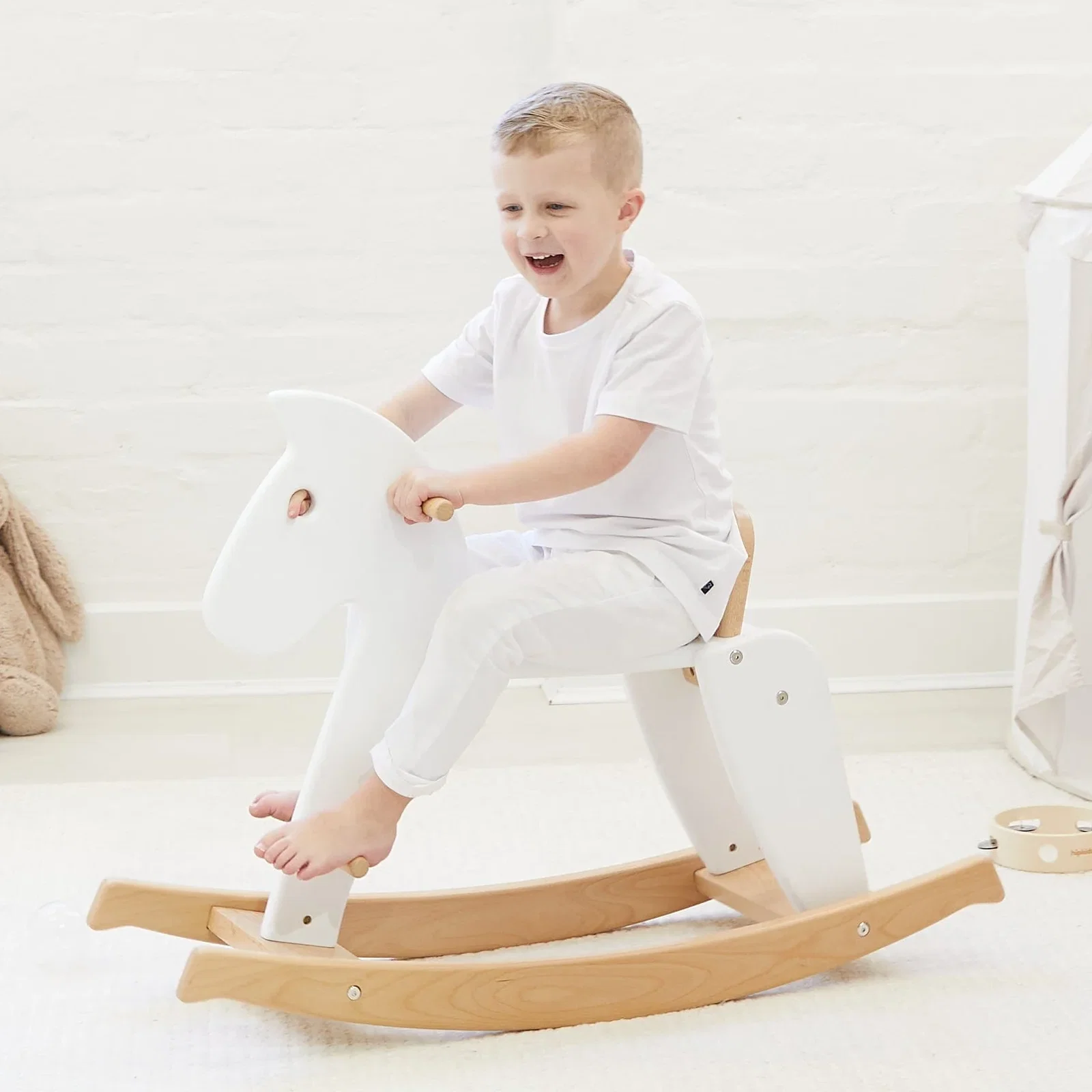 Image of Wooden Rocking Horse