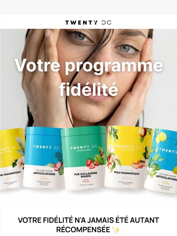 N'oubliez pas votre récompense fidélité✨