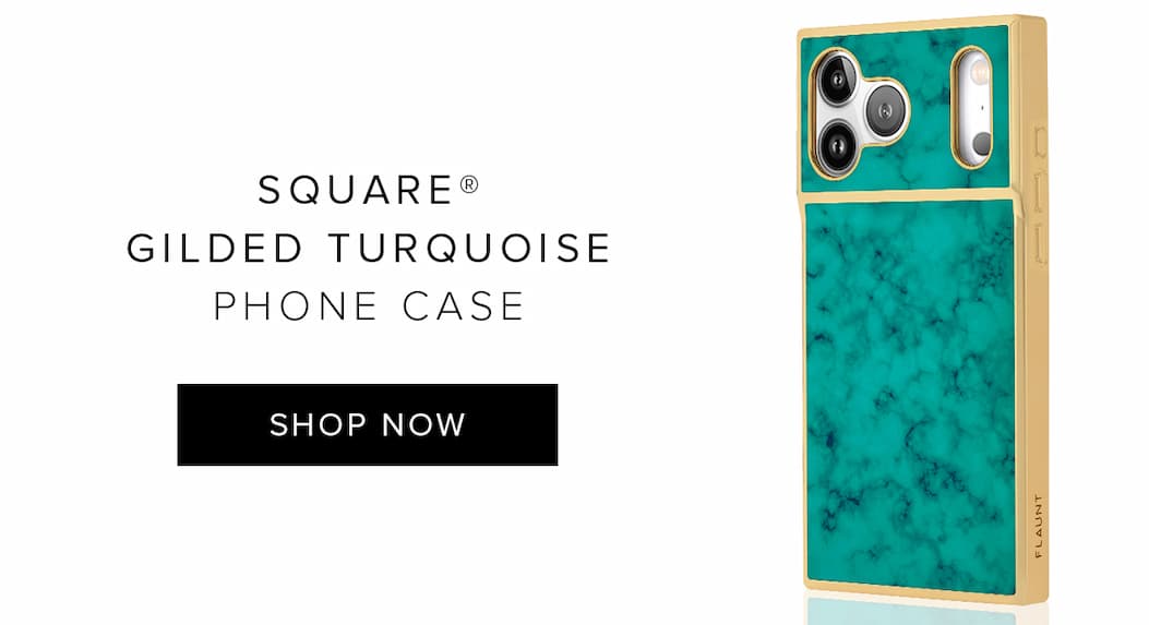 gilded turquoise