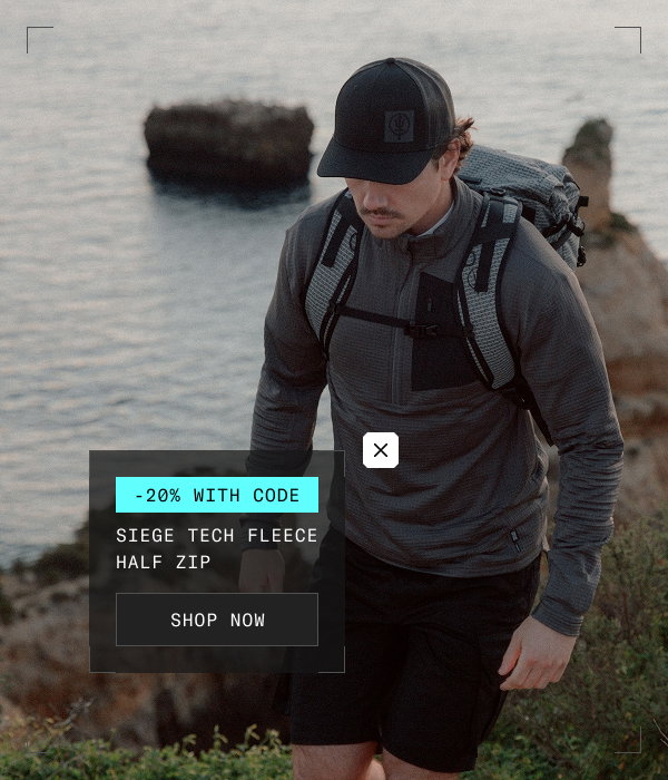 SIEGE TECH FLEECE HALF ZIP