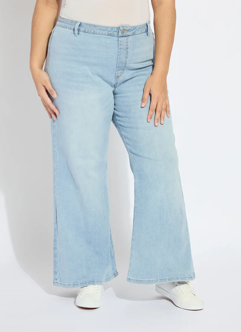 Image of Iris Wide Leg Everyday Denim Curvy (30.5" Inseam)