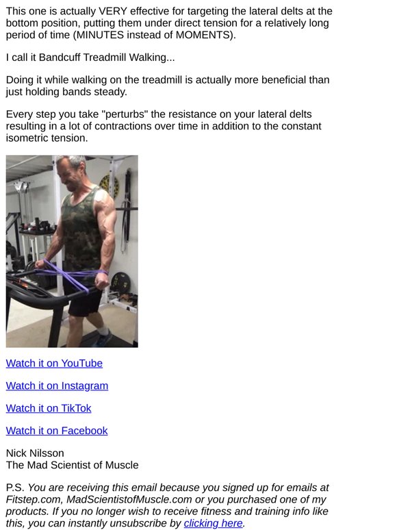 One of the best and weirdest lateral delt exercises I've come up with...