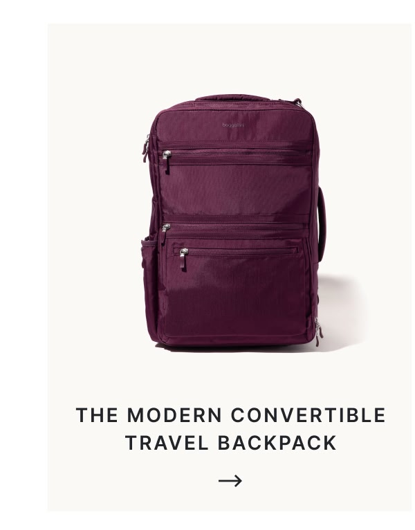The Modern Convertible Travel Backpack >