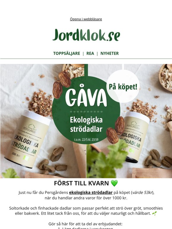 GÅVA till er ALLA - på köp över 1000kr 💥