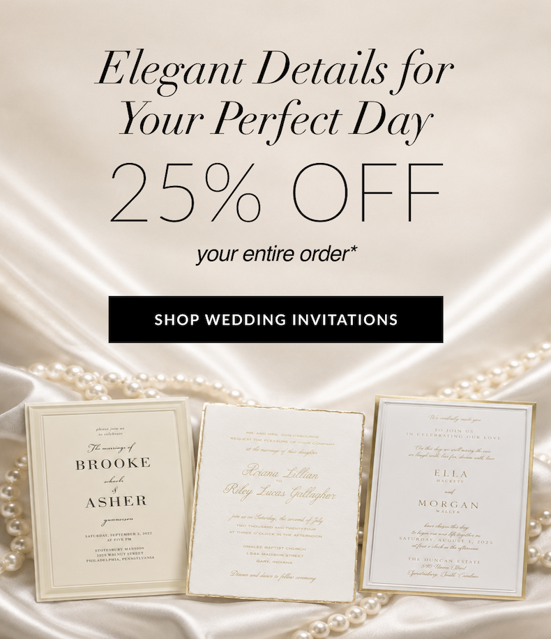 Shop Wedding Invitations at Fine Stationery