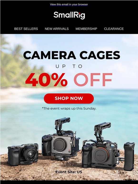 🔥 Save Up to 30% on Camera Cages You've Been Waiting For!