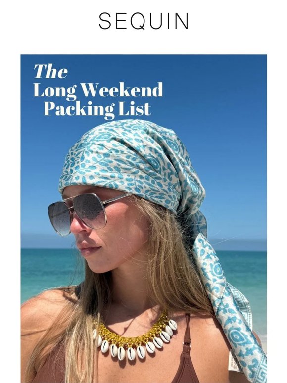 Summer Packing Essentials ☀️