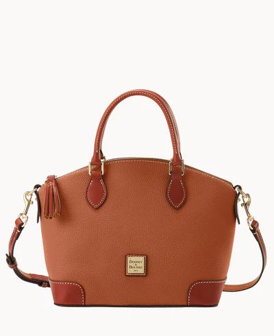 Pebble Grain Geena Satchel