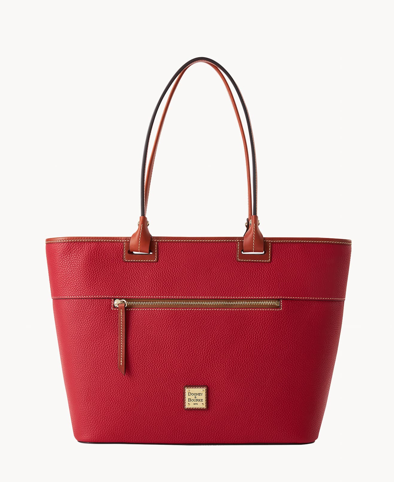 Pebble Grain Large Zip Tote
