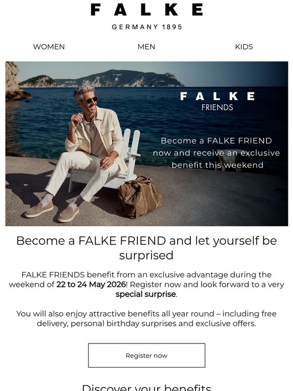 A special surprise for FALKE FRIENDS!