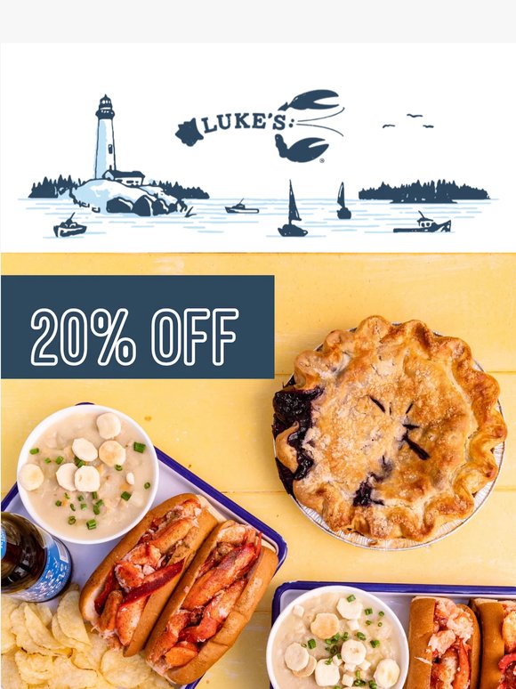 20% off lobster for the long weekend 😎