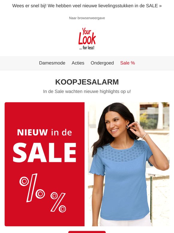 % Veel Sale-nieuwtjes %