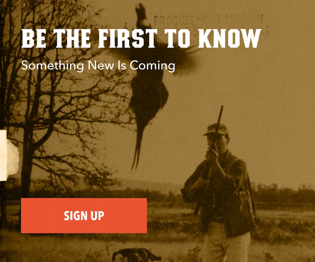 Be the First to Know. Something new is coming.