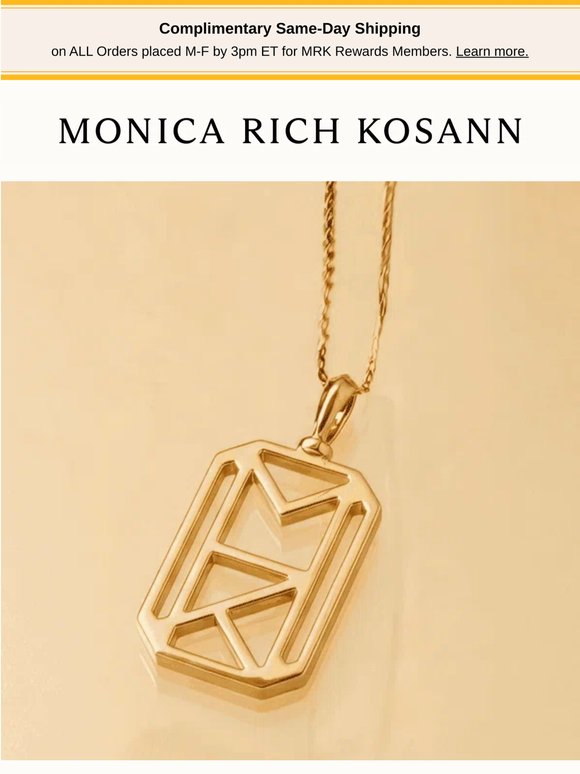 Make Our Monogram Your Necklace