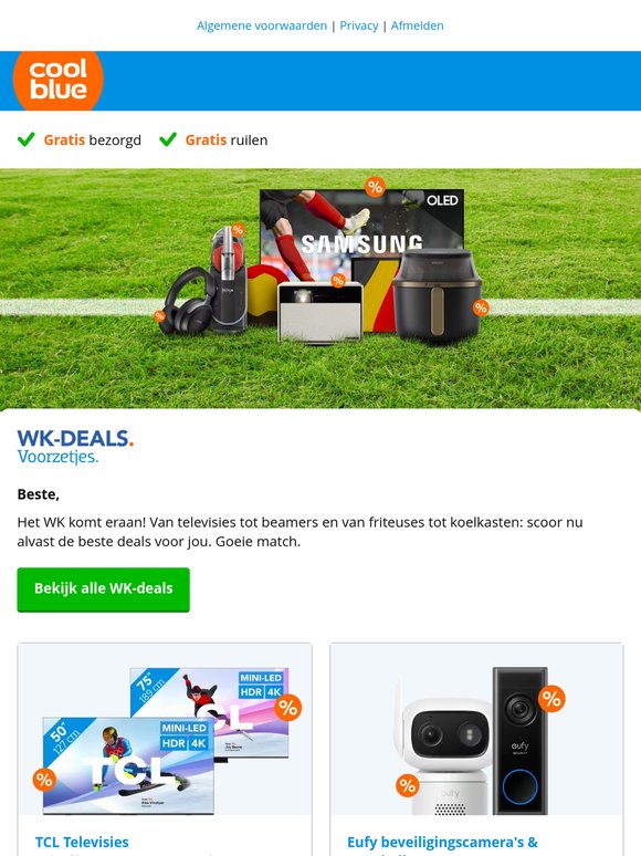 Maak je klaar voor het WK met de beste deals voor jou