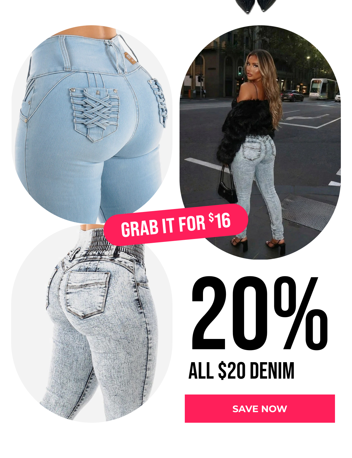 20% ALL $20 DENIM