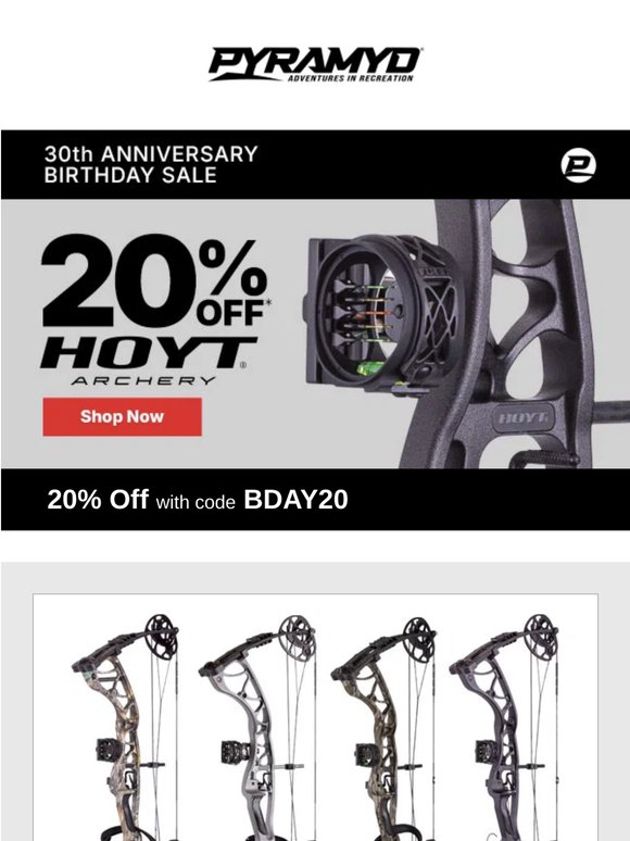 Limited Time Deals on Hoyt Archery