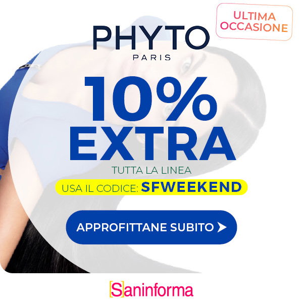 Codice SFWEEKEND: -10% Extra sui prodotti selezionati