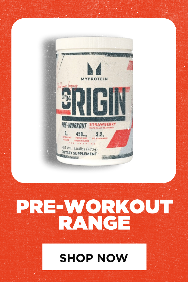 Pre-workout range