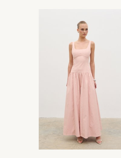 Bronte Square Neck Maxi Dress
