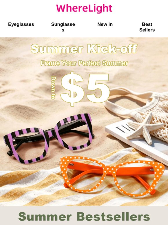 🌴 Summer Kick-off: Starting at just $5