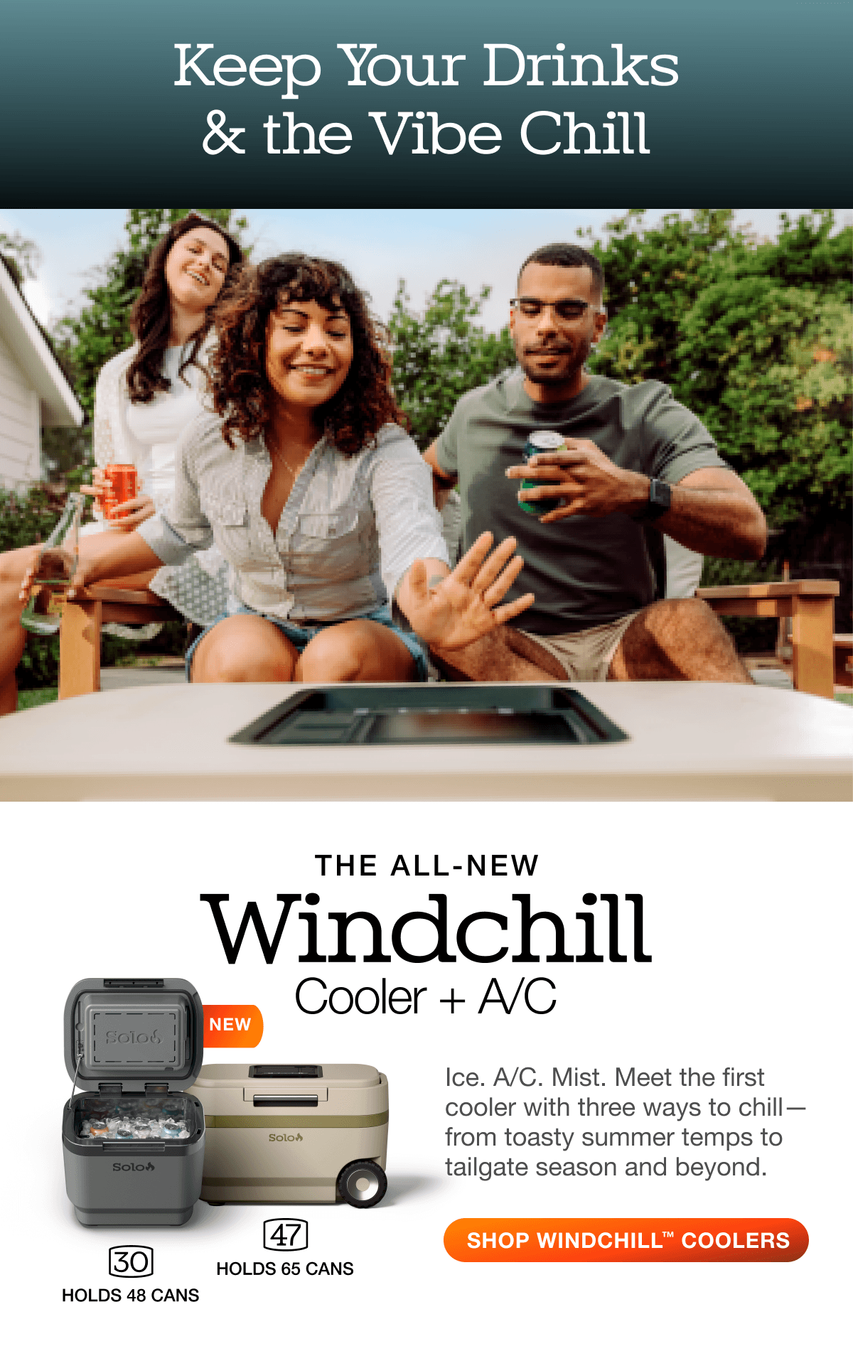 Windchill 30 Cooler + Mobile A/C