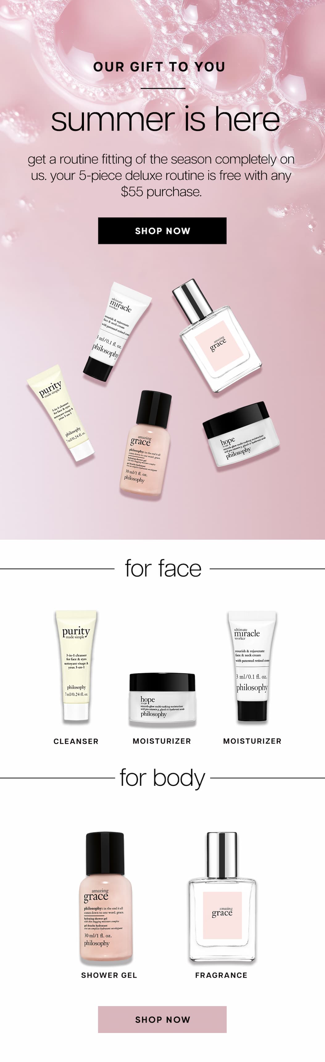 5pc gwp w/ $55