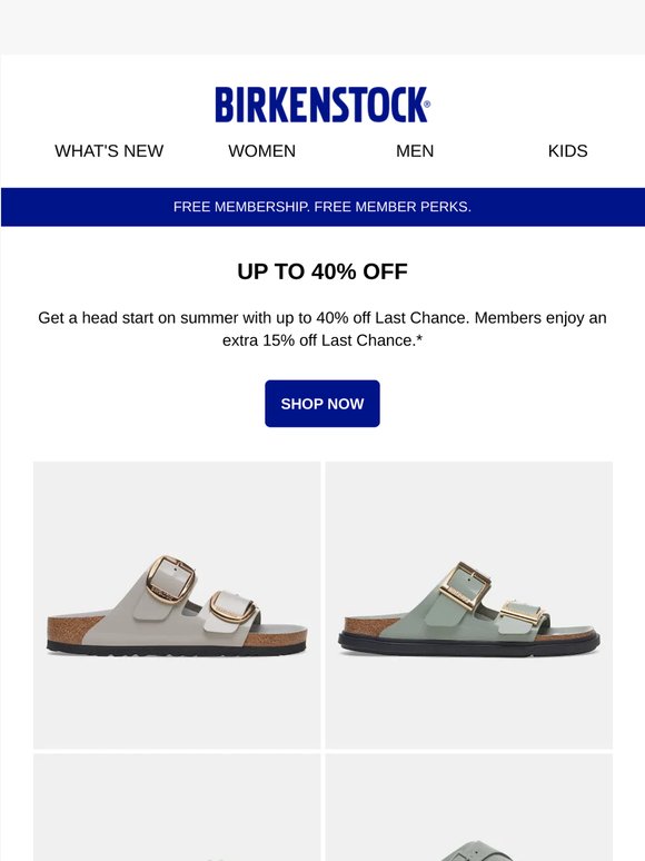 It’s On: Up to 40% Off Last Chance + Members Enjoy an Extra 15% Off