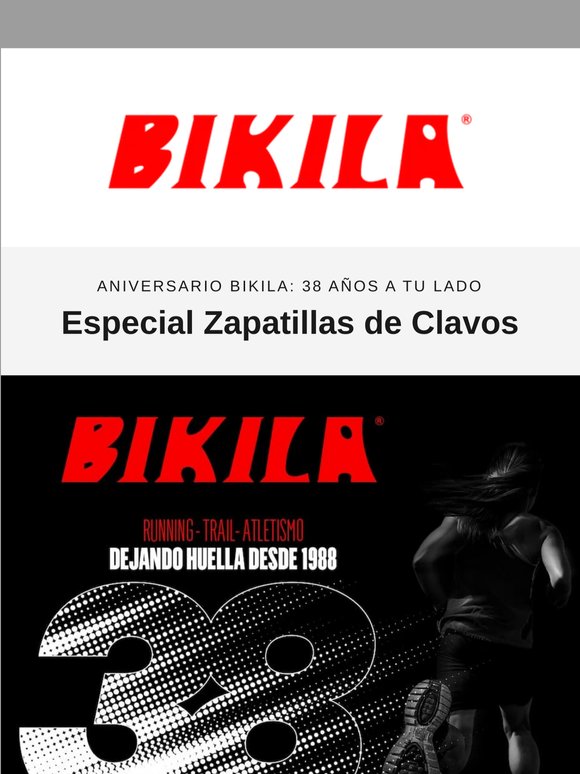 Aniversario BIKILA: Las mejores zapatillas de clavos con súper descuentos