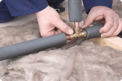 How to insulate a pipe