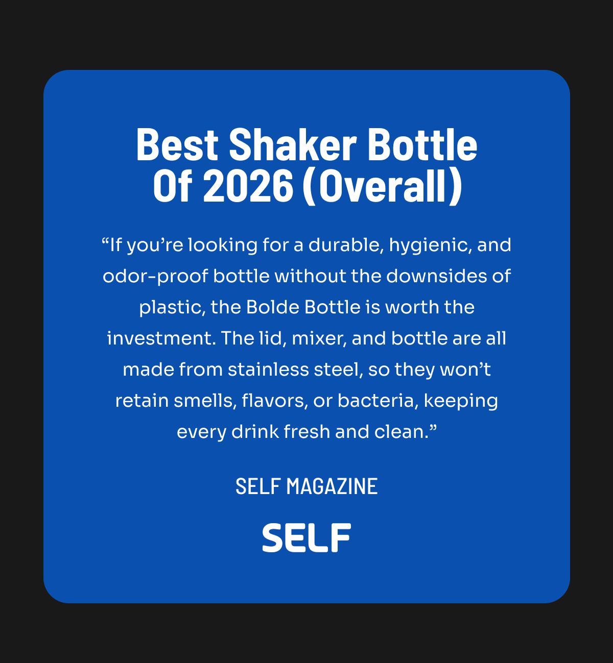 Best Shaker Bottle