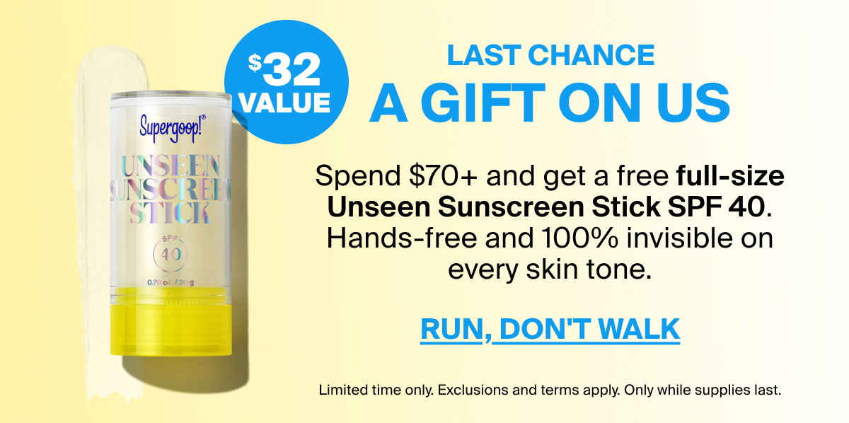 Free Unseen Sunscreen Stick
