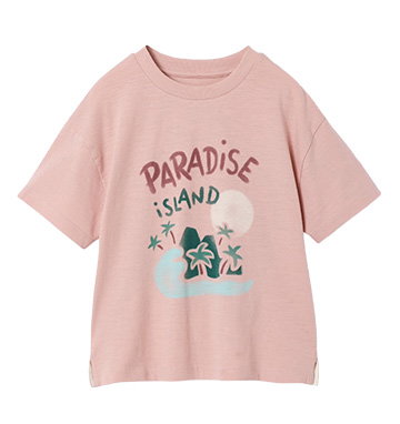 Short-sleeved T-shirt  old rose