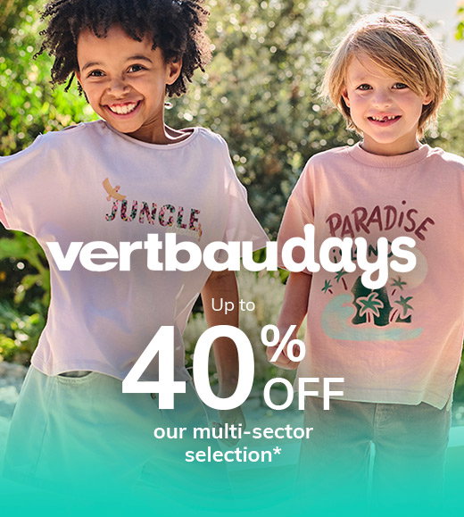 vertbaudays  up to 40% off
