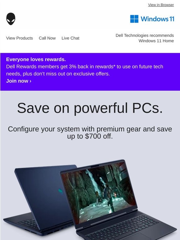 Save up to $700 on ultimate gaming gear.