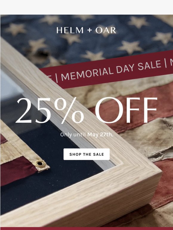 Shop Our Memorial Day Sale! 🇺🇸