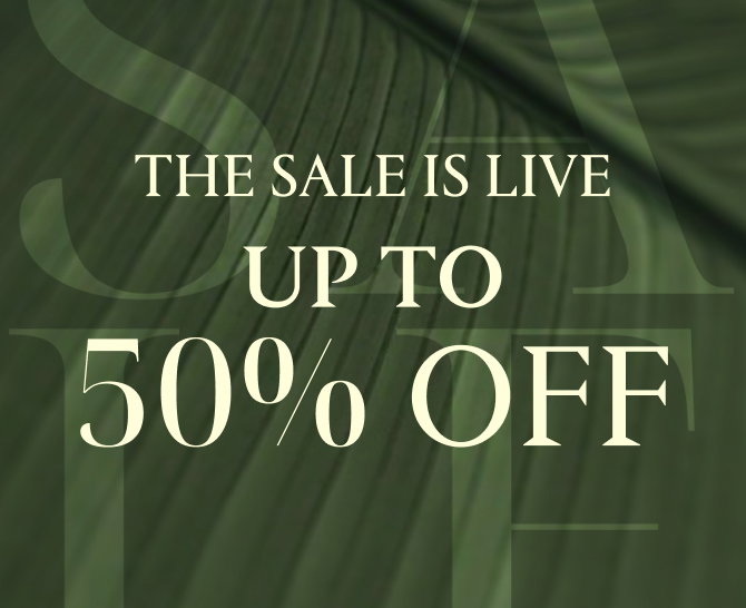 Step into the SS'26 End of Season Sale and discover a curated selection with up to 50% off clothing, accessories, and more.