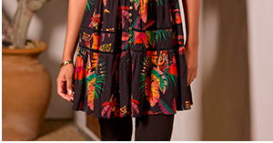 Tropical Paradise Tunic Dress