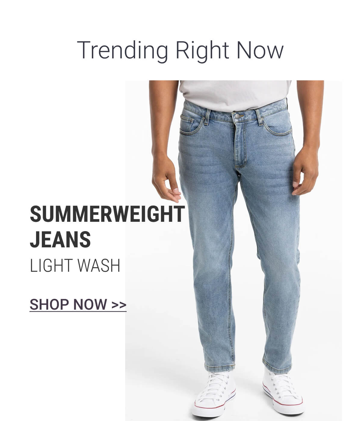 Light Wash Summerweight Jeans