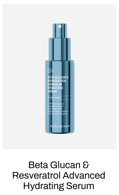 ALLIES OF SKIN BETA GLUCAN AND RESVERATROL ADVANCED HYDRATING SERUM