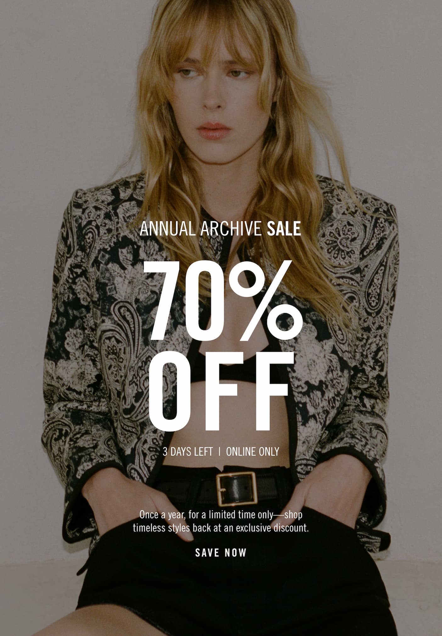 ARCHIVE SALE