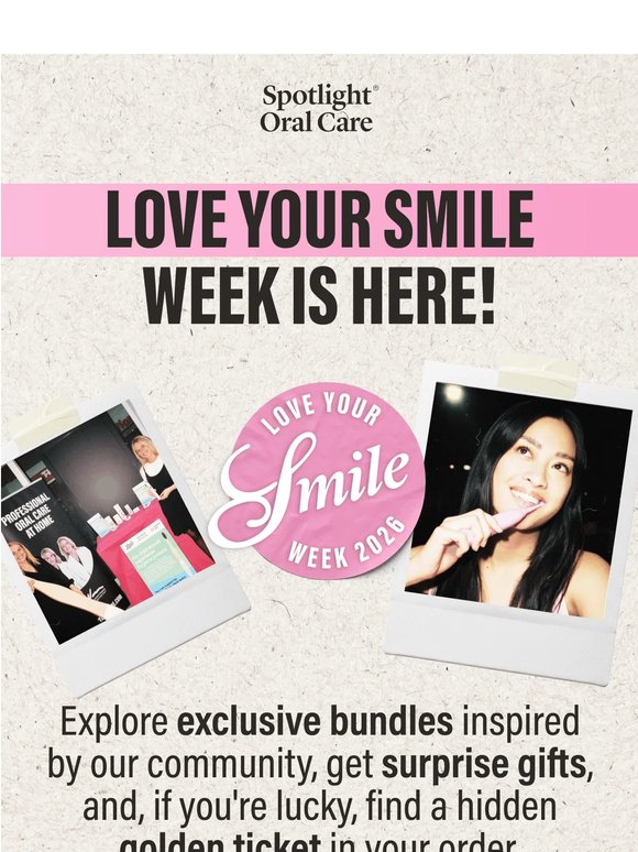 ✨ Exclusive bundles, golden tickets, and more…