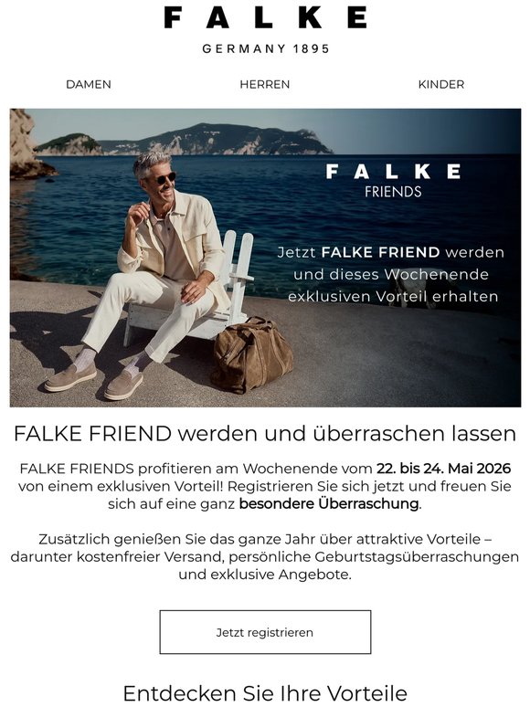 Eine besondere Überraschung für FALKE FRIENDS!