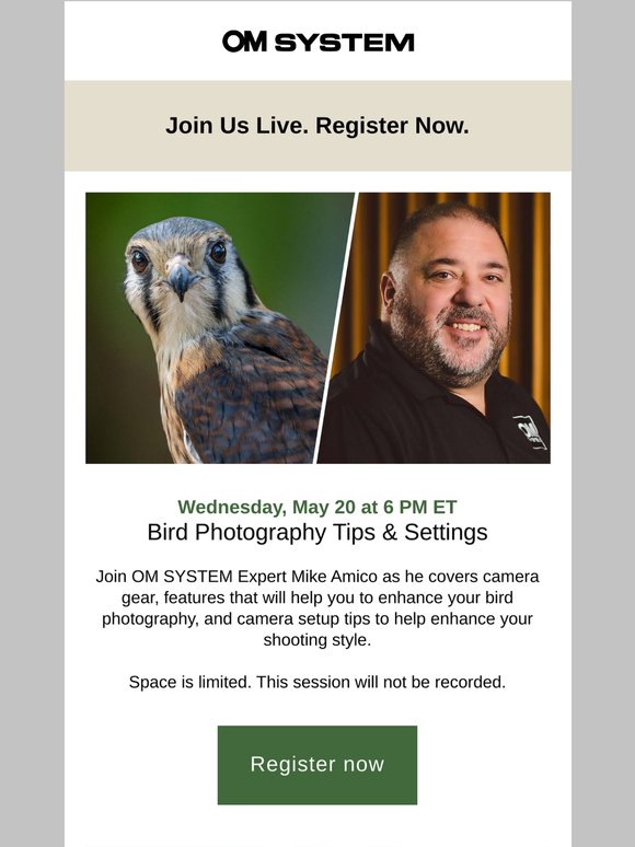Join Us Live this Week: Birds, Macro & More